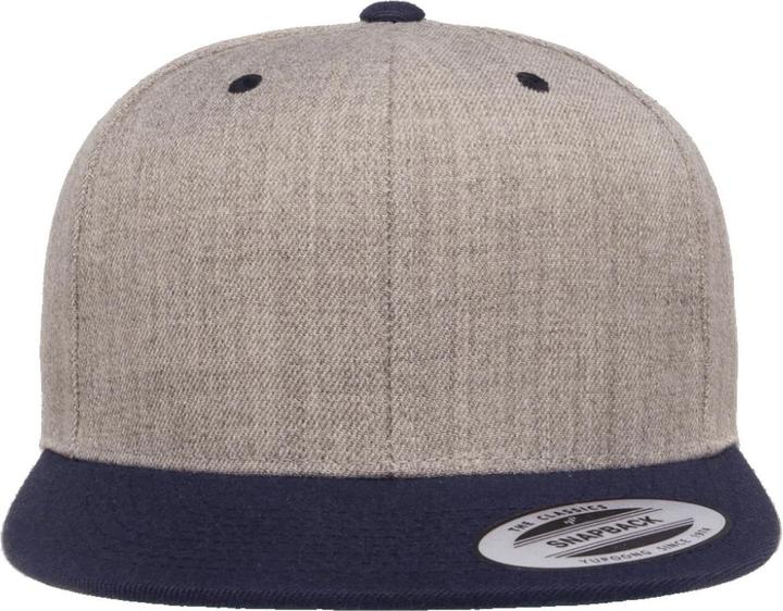 Actual product image Yupoong Mens The Classic Premium Snapback 2-Tone Cap (One size)