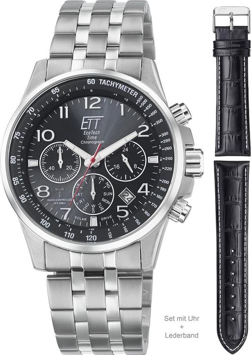 ETT EGS-11610-22MS (Funkuhr, Chronograph, 43 mm)