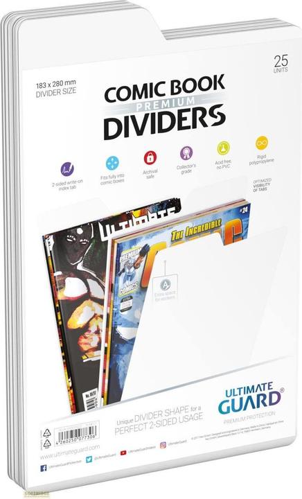 Produktbild Ultimate Guard UGD020023 - Comic Book Dividers, weiss