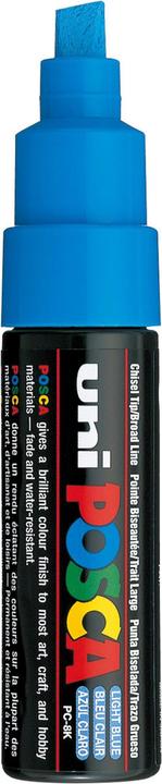 Produktbild Posca Marker PC-8K Keilspitze (Blau, 8 mm, 1 x)