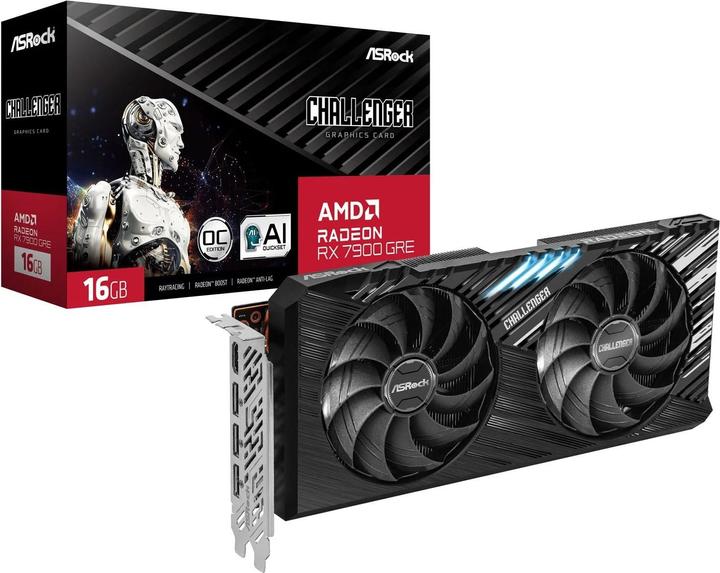 Actual product image AsRock RX 7900GRE Challenger 16GO DDR6 retail retail (16 GB)