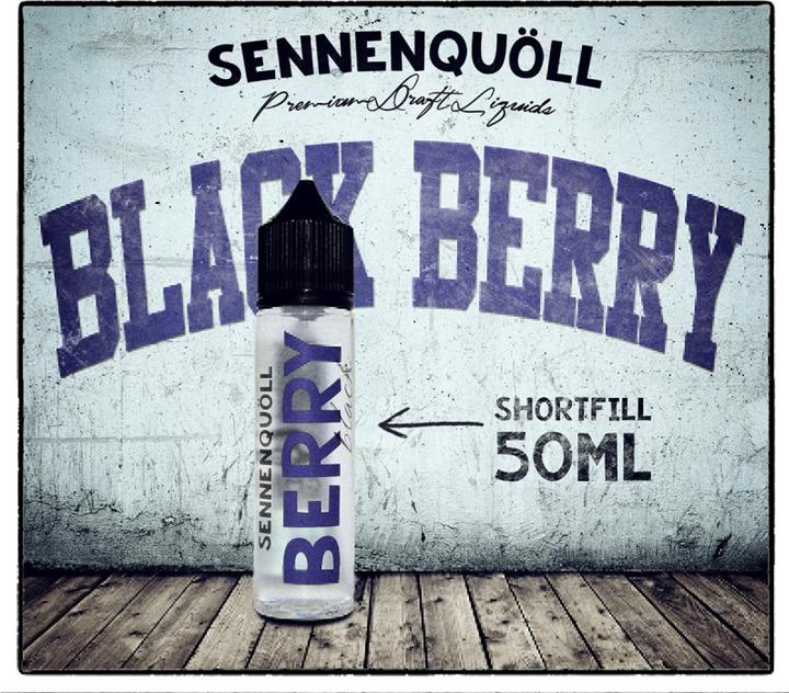 Produktbild Sennequöll Sennenquöll Originals Black Berry Shortfill 50ml (Brombeere, Erdbeere)