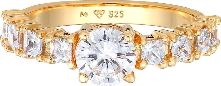 Immagine prodotto Elli Anello Zirconia Fidanzamento Eternità Argento 925 (54, 925 Argento)