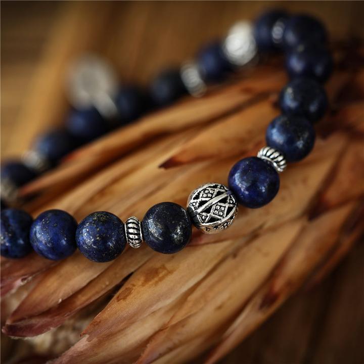 Andreani Armband mit echtem Lapislazuli (80 cm)