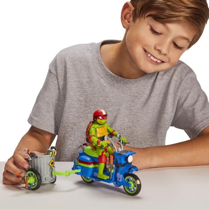 Actual product image Boti Teenage Mutant Ninja Turtles Battle Cycle Scooter with Raphae