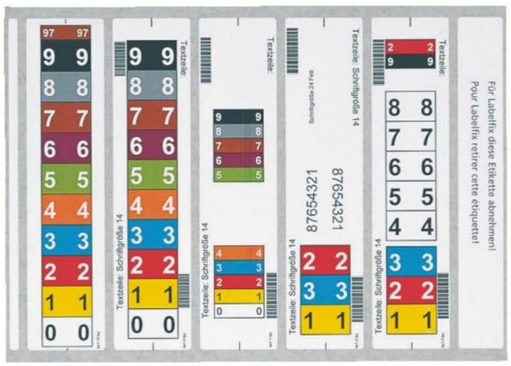 Image du produit Leitz Etiquettes OrgacolorPlus pour imprimantes laser blanches, permettant l'ajout d'informations
