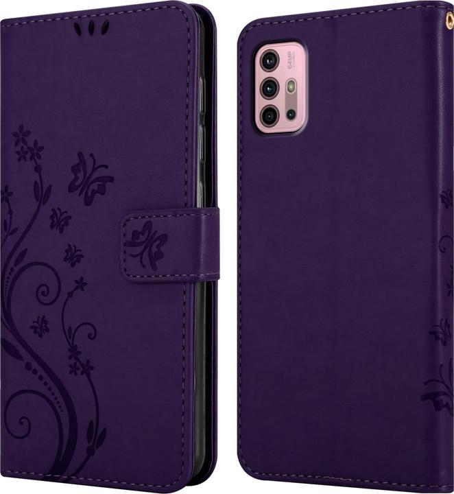 Produktbild Cadorabo Flower Book Hülle (Motorola Moto G30, Motorola Moto G10)
