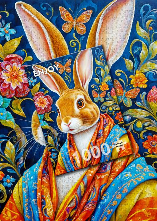 Actual product image Enjoy Puzzle Puzzle 1000 pieces - Cool Rabbit (1000 pieces)
