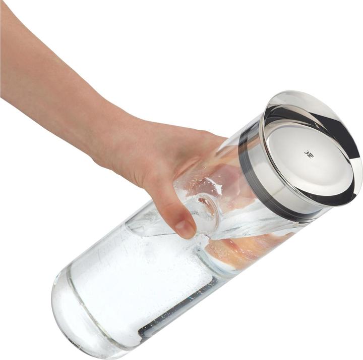 Produktbild WMF Wasserkaraffe 0,8l Griffmulde Glas Karaffe Motion CloseUp-Verschluss (0.80 l)