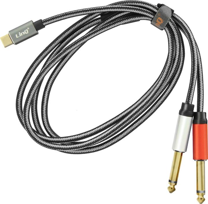 Produktbild LinQ 2in1 (1.50 m, 6.3mm Klinke (Jack), USB)
