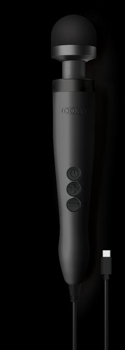Actual product image Doxy 3 USBC Wand Vibrator Schwarz