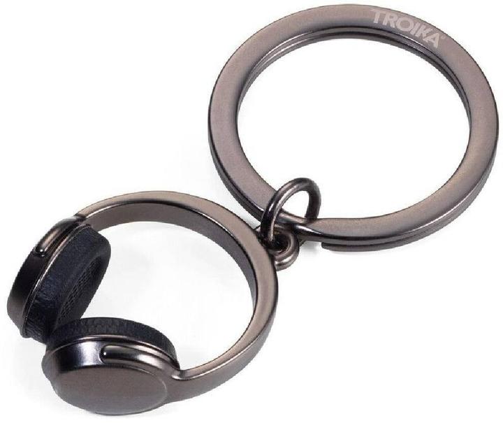 Troika HEADPHONE Schlüsselanhänger Kopfhörer, grau