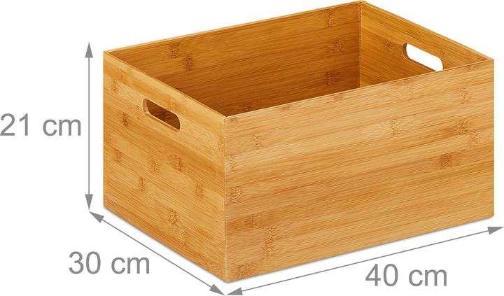 Image du produit Relaxdays Caisse-de-rangement (30 x 40 x 21 cm, 25.20 l)