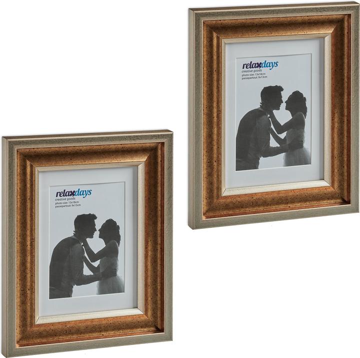 Productafbeelding Relaxdays 2x fotolijst (13 x 18 cm)