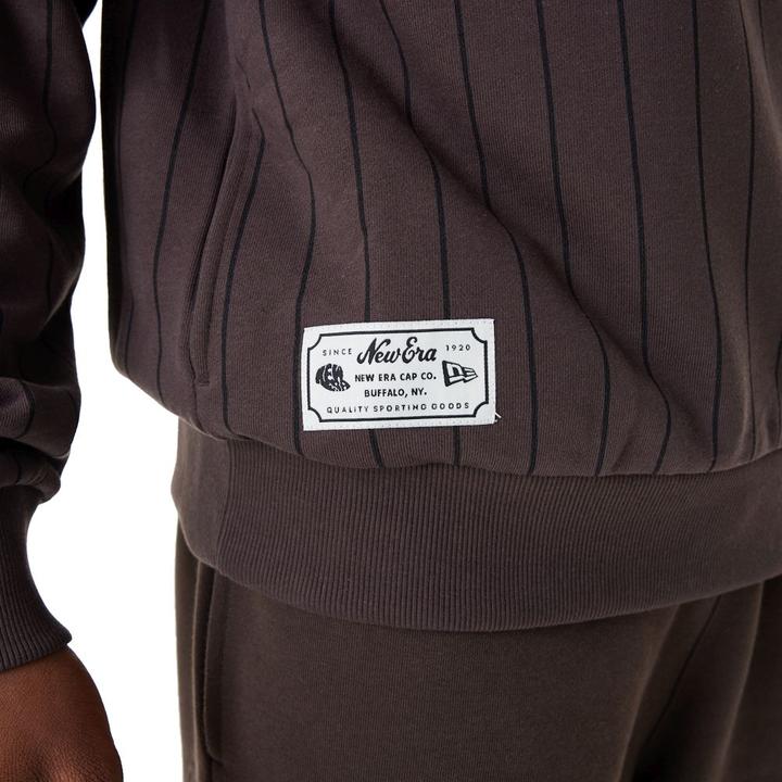 Produktbild New Era Oversized Fleece Hoody - PINSTRIPE braun - XXL (XXL)