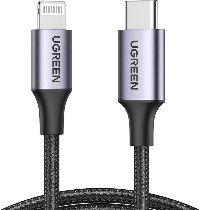 Produktbild Ugreen Lightning zu USB-C 2.0 (1 m, USB 2.0)