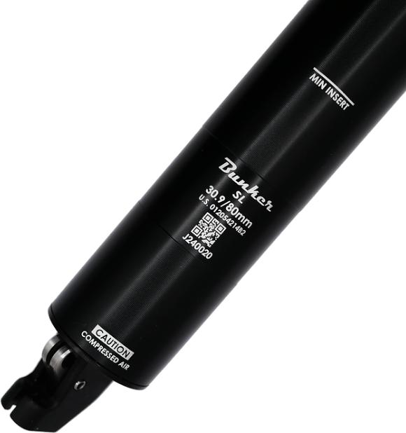 Actual product image TurnOn Bunker SL Sattelstütze Ø 30.9mm, Hub 80mm (30.90 mm)
