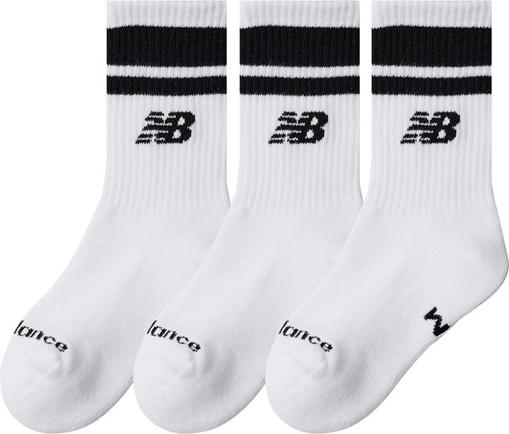New Balance Kids Everyday Stripe Midcalf 3 Pack