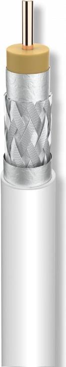 Actual product image Televes SK125/250plus coax cable A+3 way shielded 125dB 250m coil 413502 (125 dB, Antenna cable)
