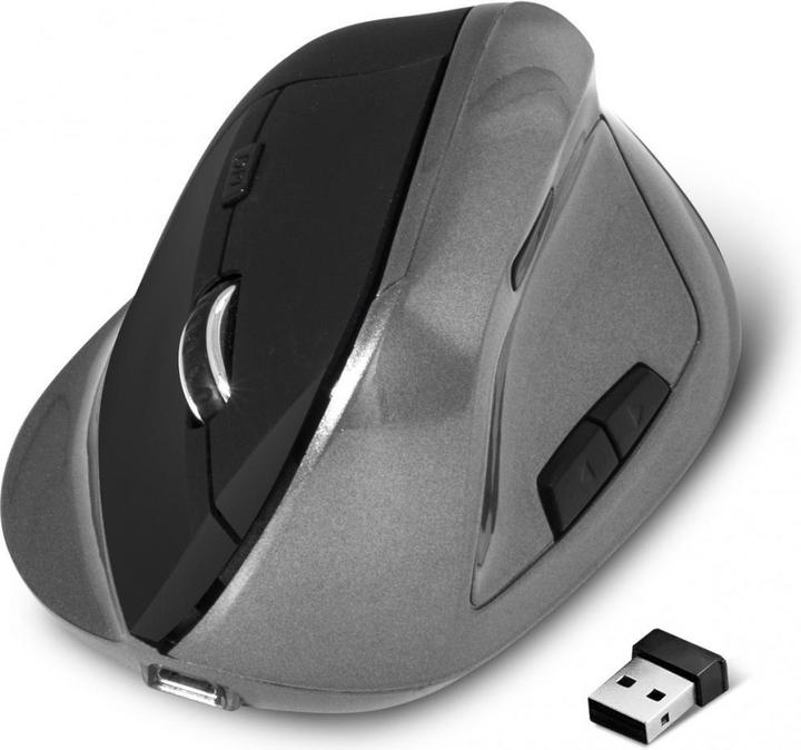 Image du produit Advance Souris Sans Fil Ergonomique Vertical Plus (Noir) (Sans fil)