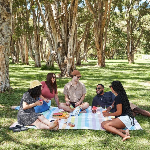 Actual product image Dock & Bay PICNIC BLANKET Unicorn Waves