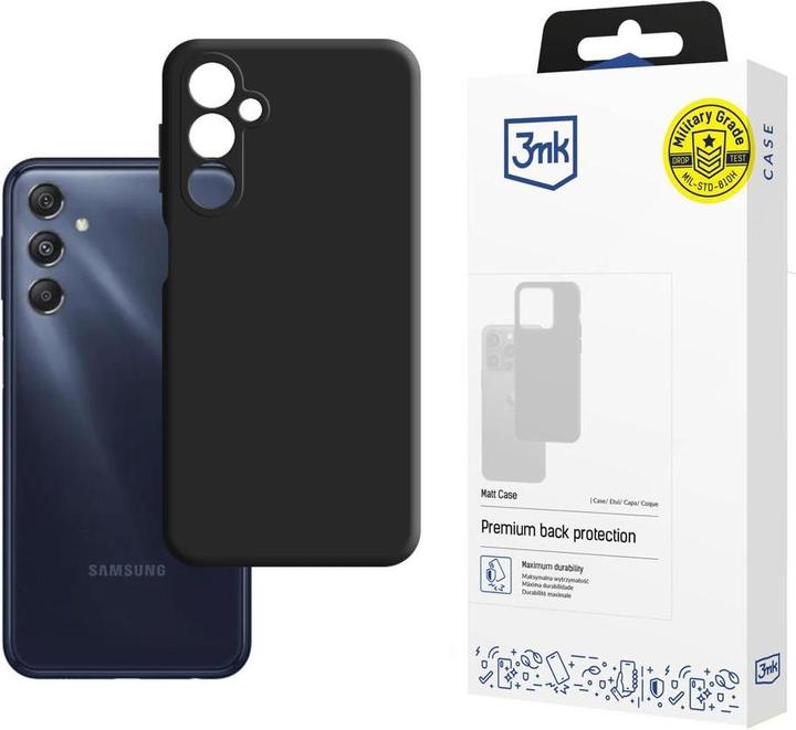 Actual product image 3MK Matt Case Sam M34 5G M346 czarny/black (Samsung Galaxy A34 5G)