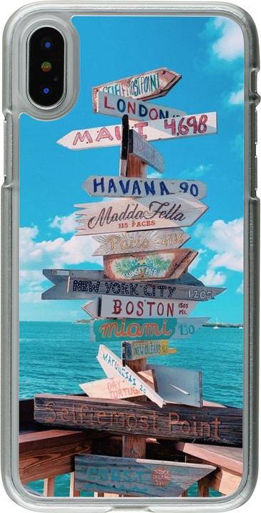 Image du produit PhoneLook Coque transparent Cool Cities Directions (Apple iPhone XS, Apple iPhone X)