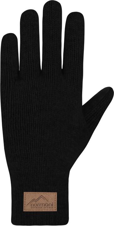 Produktbild Normani Herren Merino Strick-Fingerhandschuhe mit Schafleder "Leanyer" - 9635 (9.5)