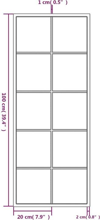 Produktbild VidaXL Vadin (100 x 40 cm)