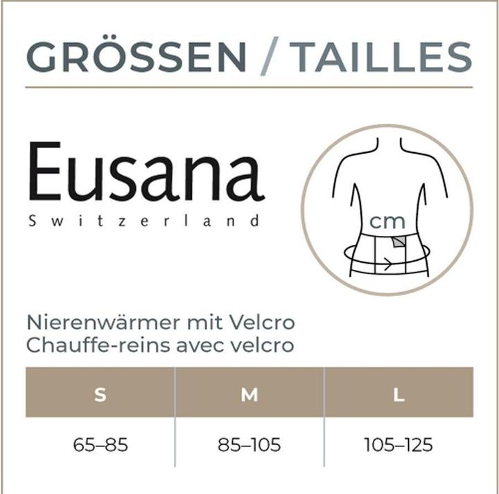 Image du produit Eusana Chauffe-reins Velcro M noir (M)