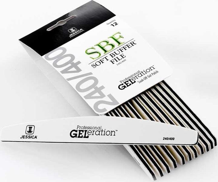 Actual product image Jessica Cosmetics Geleration Soft Buffer File 240/400