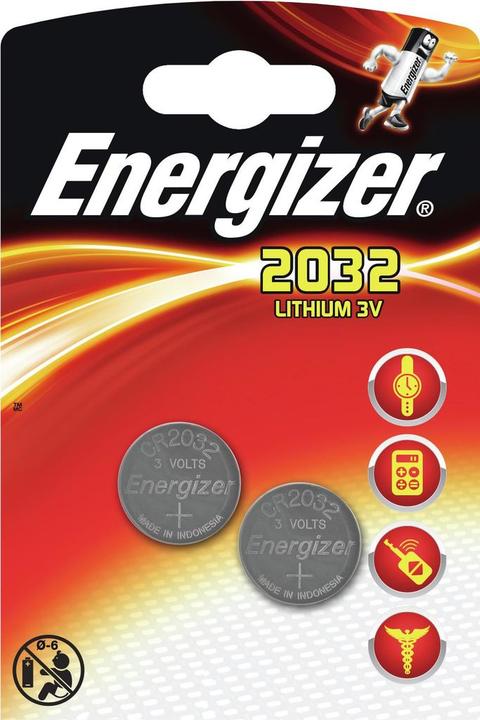 Immagine prodotto Energizer CR2032 Litio (2 pz., CR2032, 235 mAh)