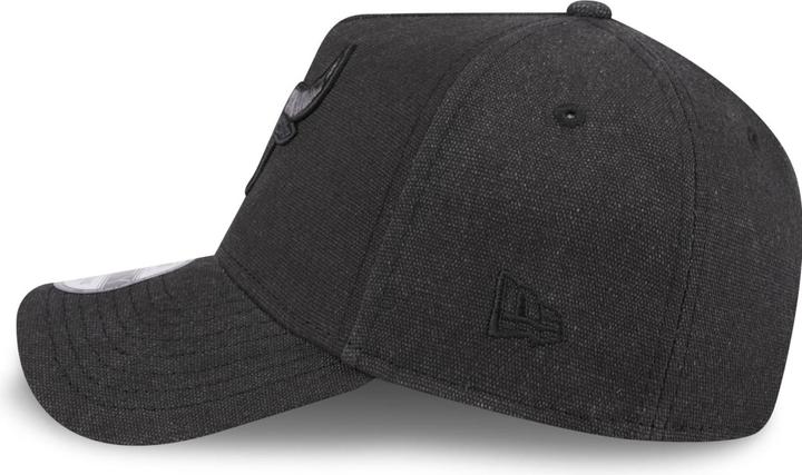 Produktbild New Era A-Frame Trucker Leinen Cap - Chicago Bulls schwarz (One Size)