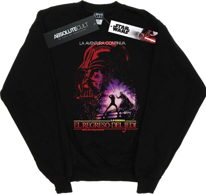 Star Wars Return Of The Jedi Spanish Poster Sweatshirt (M)