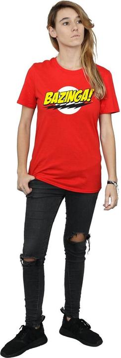 Immagine prodotto Dam Maglietta Bazinga Boyfriend Donna/Ladies (L)