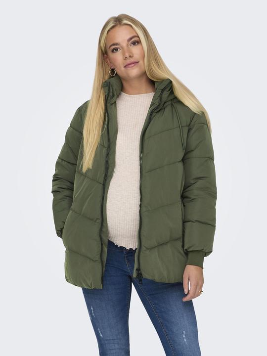 Immagine prodotto Only Maternity Giacca trapuntata maternità con cappuccio Cappotto trapuntato (XXL)
