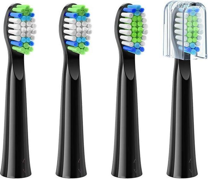 Bitvae Toothbrush tips D2 (black) (4 x)
