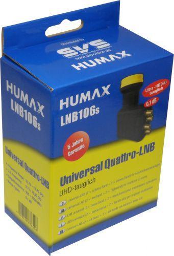 Actual product image Humax LNB 106 Gold Quattro (Quattro LNB, 40mm)
