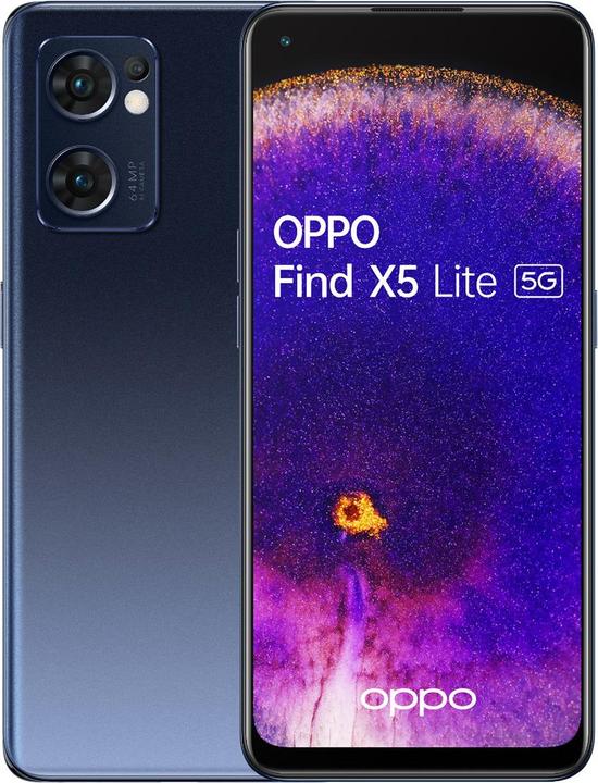Produktbild OPPO Find X5 Lite (256 GB, Starry Black, 6.43", Dual SIM, 64 Mpx, 5G)