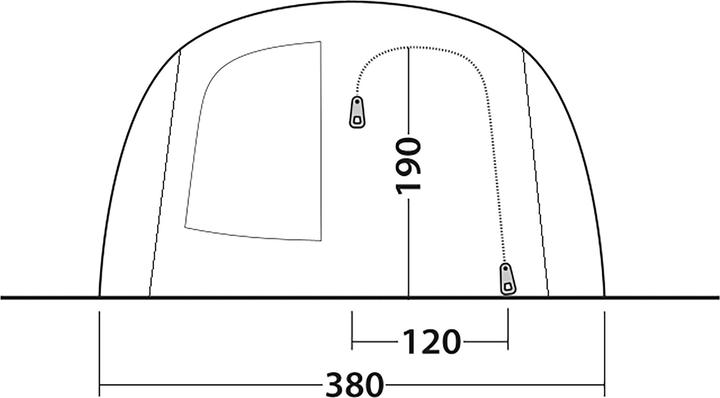 Produktbild Outwell Phoenix 6+2 (Tunnelzelt, 21.40 kg, 6 Personen)