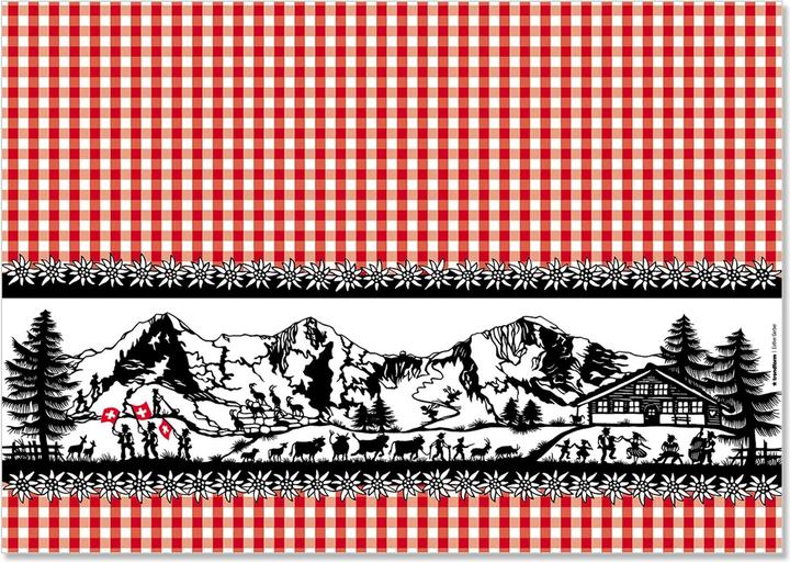 Trendform Set da tavola di carta SWISS TRADITION 5 (48 pz., 30 x 42 cm)