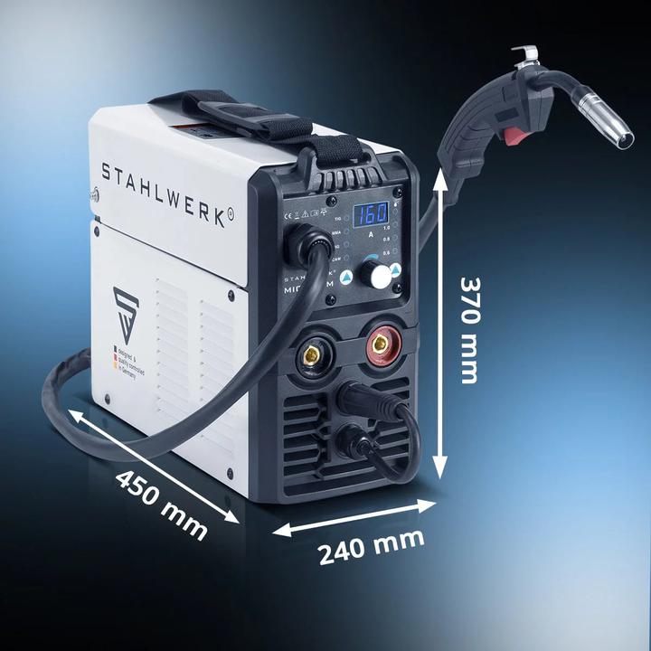 Produktbild Stahlwerk Schweissgerät MIG MAG 160 M IGBT 5 in 1 Kombigerät mit 160 Ampere