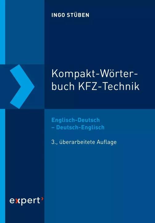 Produktbild Kompakt-Wörterbuch KFZ-Technik (Deutsch, Ingo Stüben, 2022)