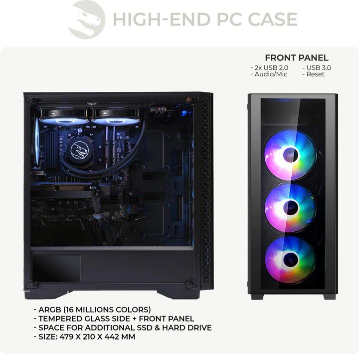 Produktbild Sedatech Expert Gaming PC - UCCH561I2I1HF (Intel Core i9-11900KF, 32 GB, 1000 GB, GeForce RTX 5060 Ti)