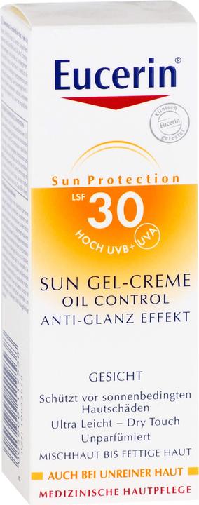 Immagine prodotto Eucerin Crema Gel Solare Controllo Olio SPF 30 (Crema solare, SPF 30, 50 ml)
