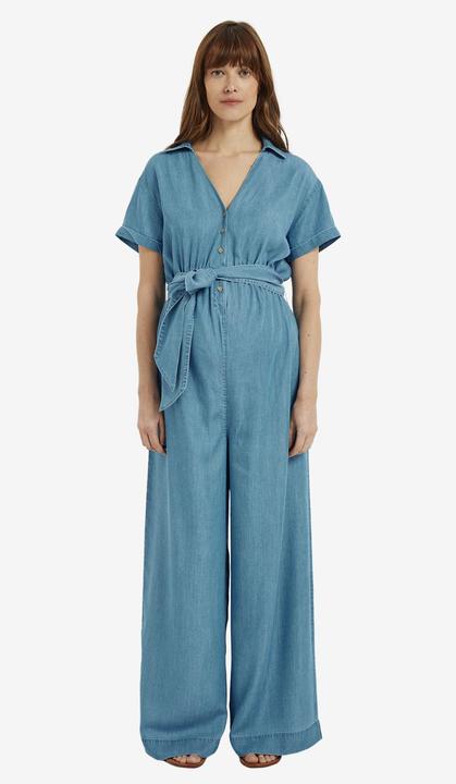 Actual product image Vertbaudet Kurzärmeliger Jumpsuit für Schwangerschaft und Stillzeit aus Lyocell (36)