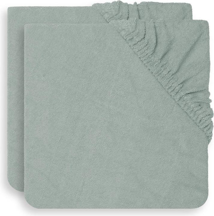 Produktbild Jollein Wickelkissenbezug Frottee Ash 2er Pack (50 x 70 cm)