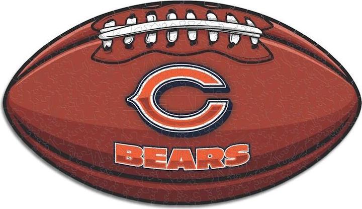 Produktbild Iconic NFL - Chicago Bears – Football mit Logo - Holz Puzzle Grösse L (500 Teile) (500 Teile)