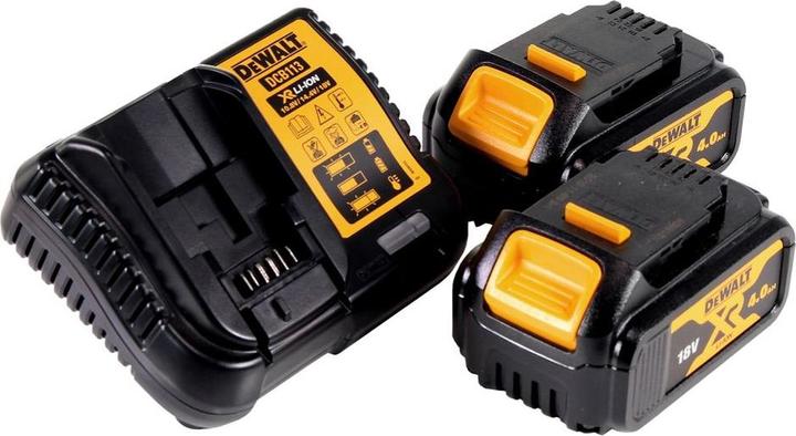 Image du produit DeWalt DCR 027 M2 Radio sans fil DAB+ 10,8-18,0 V + 2x batterie 4,0Ah + chargeur (DAB+ DAB, FM, Bluetooth)