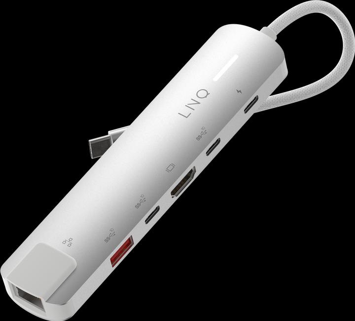 Produktbild LINQ Connects 6in1 PRO USB-C Multiport Hub 140W (USB-C, 6 Ports)